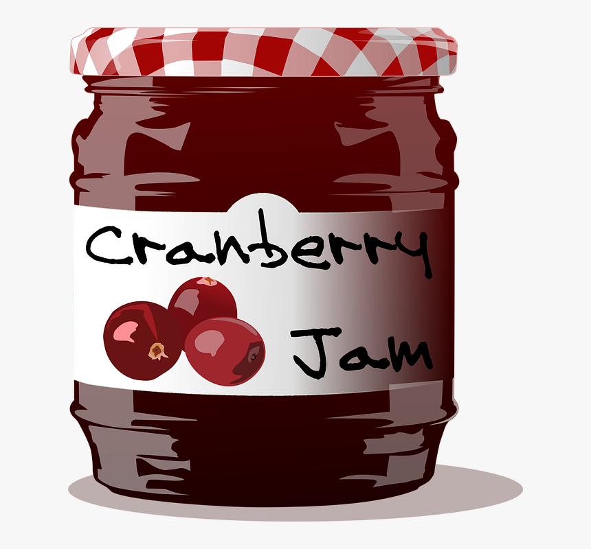 Cranberry, Jam, Jelly, Food, Fruit, Sweet, Homemade - Jam Png, Transparent Png