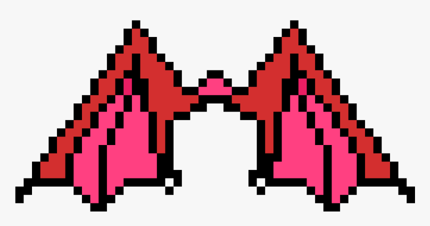 Devil Wings Pixel Art, HD Png Download