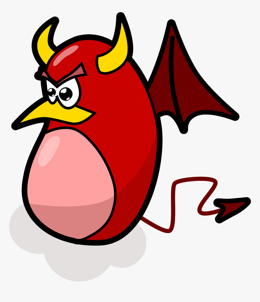 Devil Wings Red Free Picture - Evil Clip Art, HD Png Download