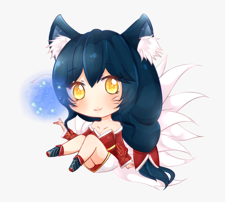 Ahri Chibi League Of Legends - Ahri League Of Legends Clip Art, HD Png Download