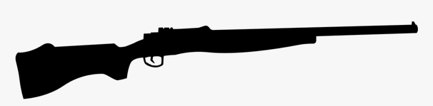 Shotgun - Rifle Black And White, HD Png Download