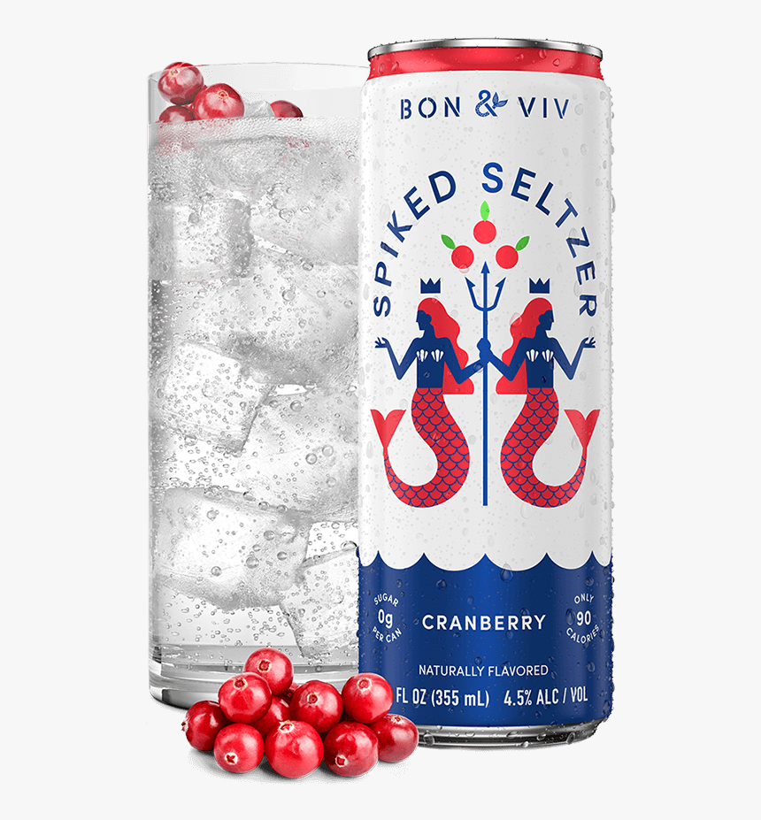 Bon And Viv Spiked Seltzer Cranberry - Bon And Viv Spiked Seltzer, HD Png Download