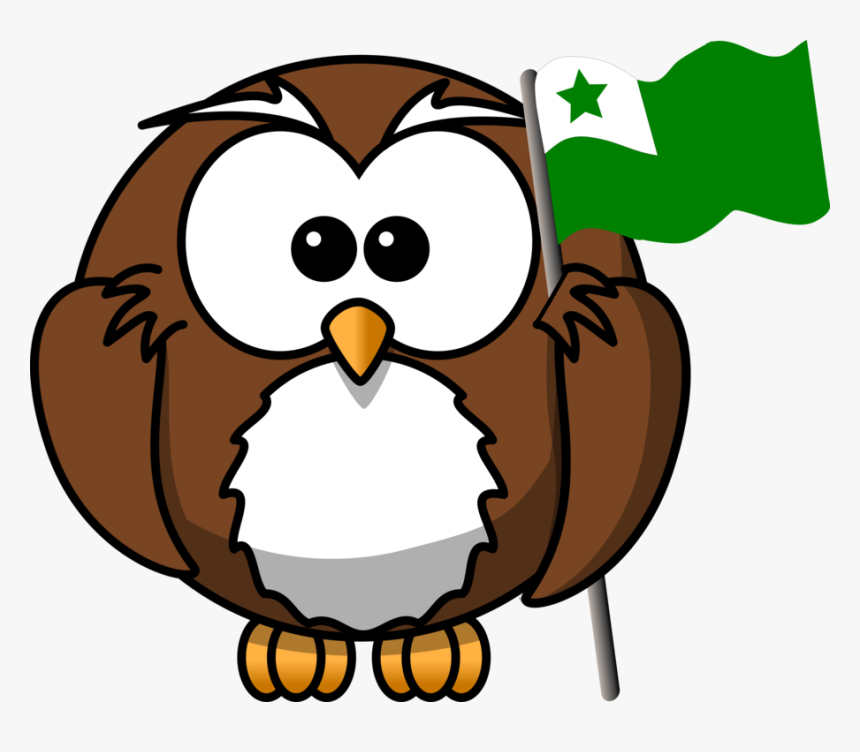 Owl,beak,bird - Owl Cartoon Png, Transparent Png