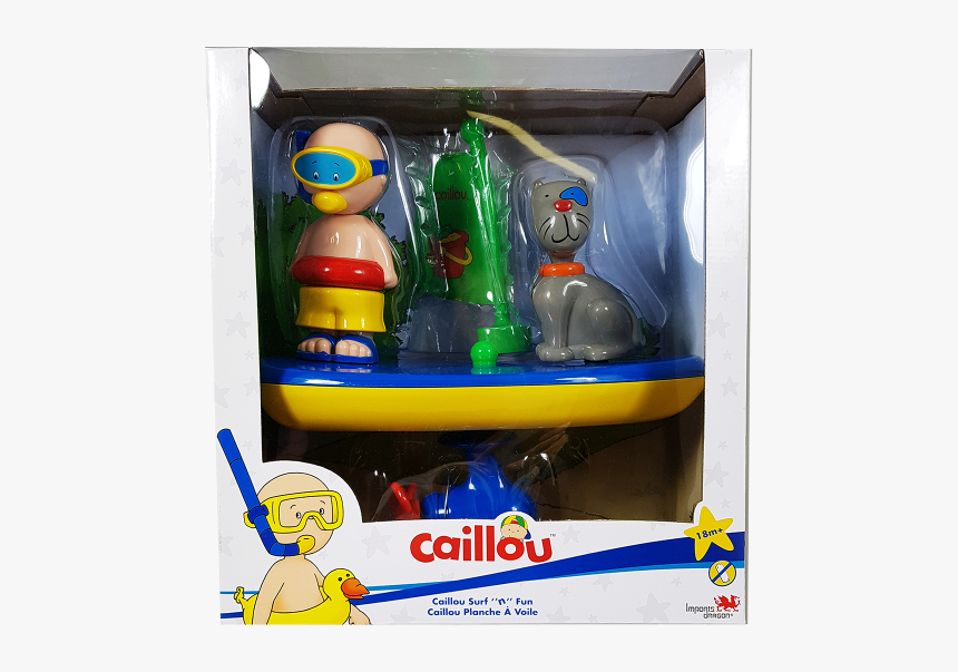 Caillou Surf N Fun Bath Time Vehicle Caillou - Caillou, HD Png Download