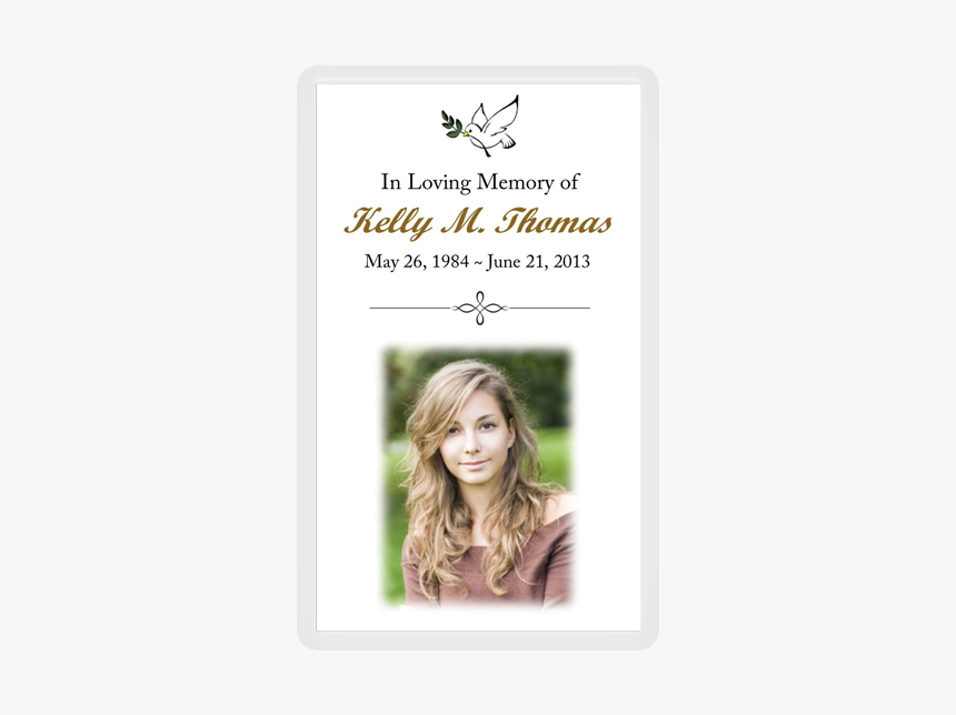 Loving Memory Memorial Cards, HD Png Download