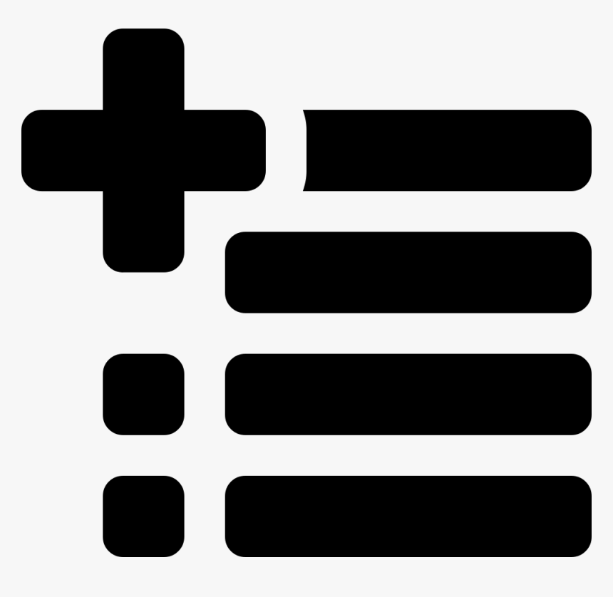 List Plus - List Plus Icon Svg, HD Png Download
