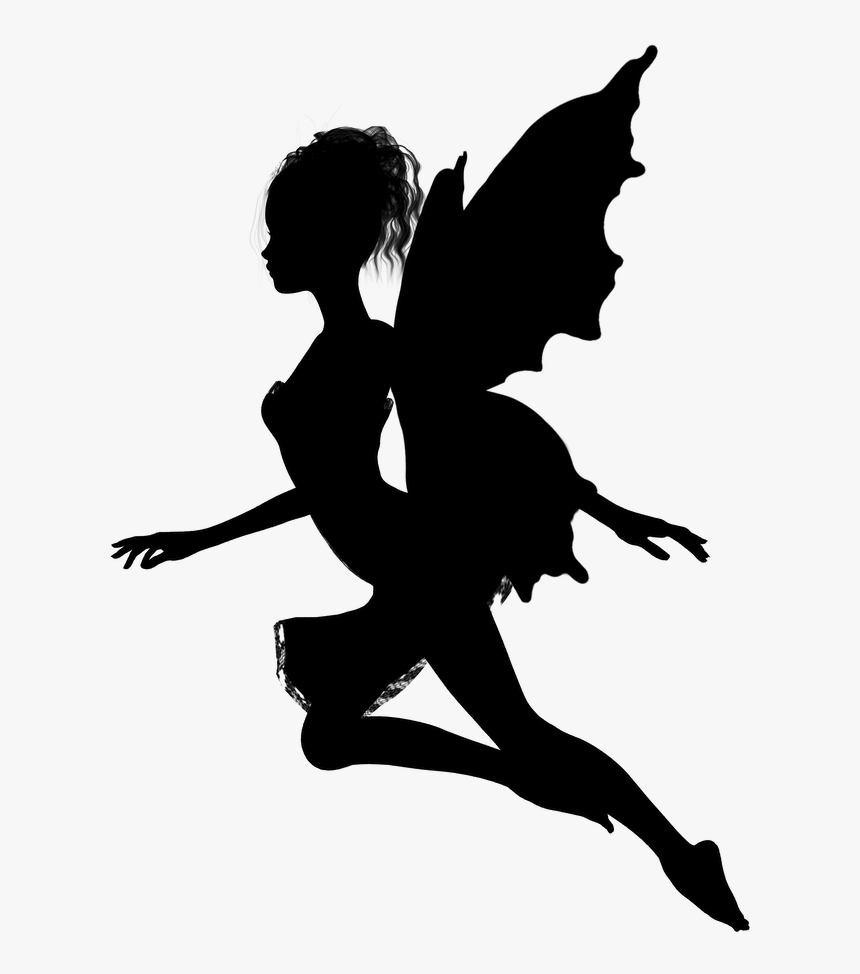 Tinker Bell Fairy Silhouette Stock Photography - Fairy Silhouette, HD Png Download