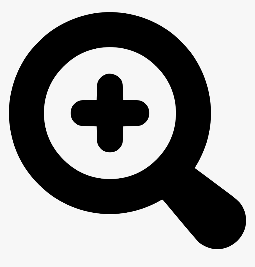 Magnifying Glass Free Icon - Zoom Magnifying Glass Icon, HD Png Download
