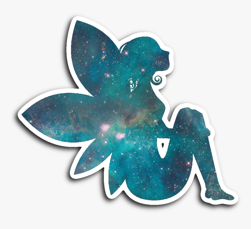 Fairy Silhouette Sitting Down, HD Png Download