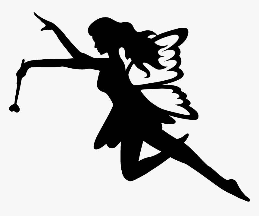 Fairy Silhouette Png, Transparent Png