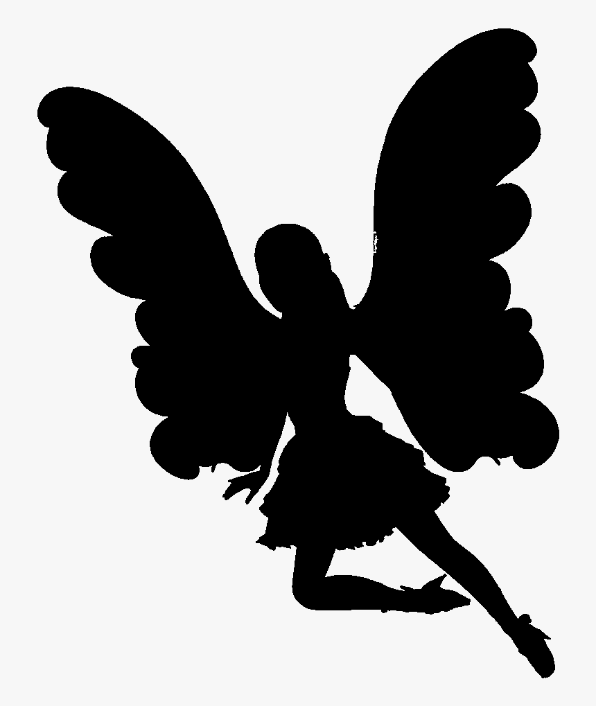 Barbie Silhouette - Barbie Fairy Silhouette, HD Png Download