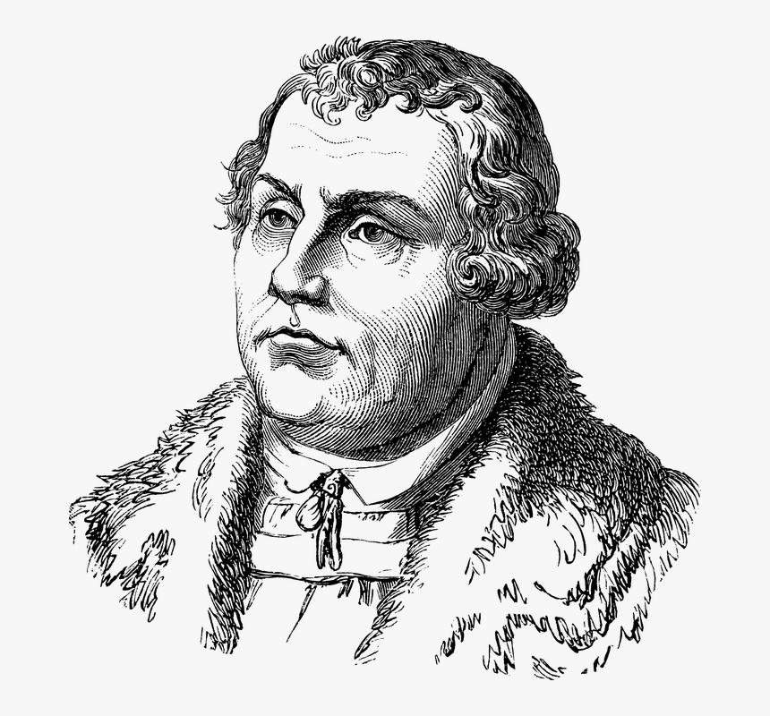Martin Lutero Retrato, HD Png Download
