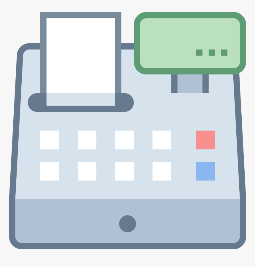 Download Cash Register Icon Png, Transparent Png