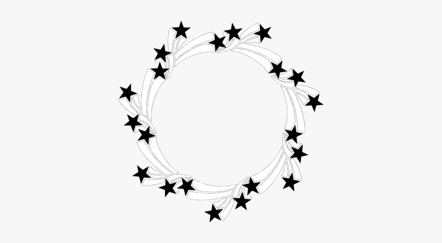 #stars #border #frame #sparkle - Stars Clipart Black And White Border, HD Png Download