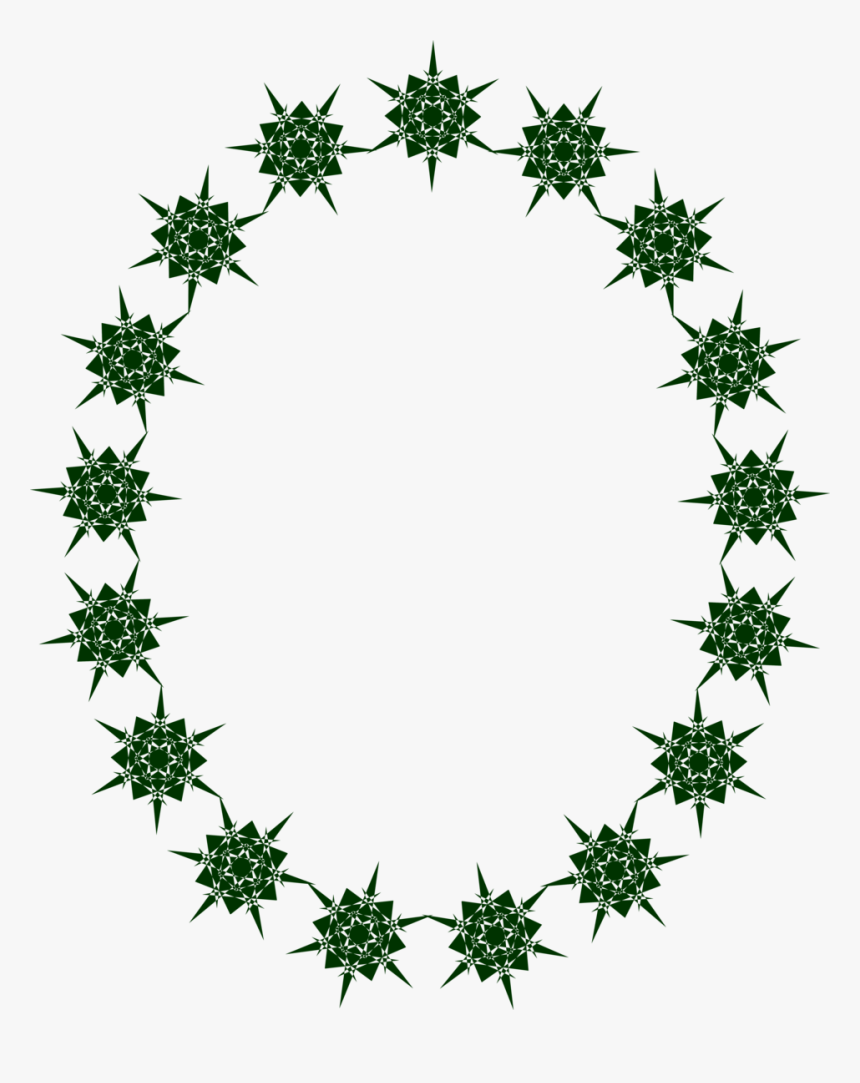 Black - Star - Border - Clip - Art - Tracing Letters Small O, HD Png Download