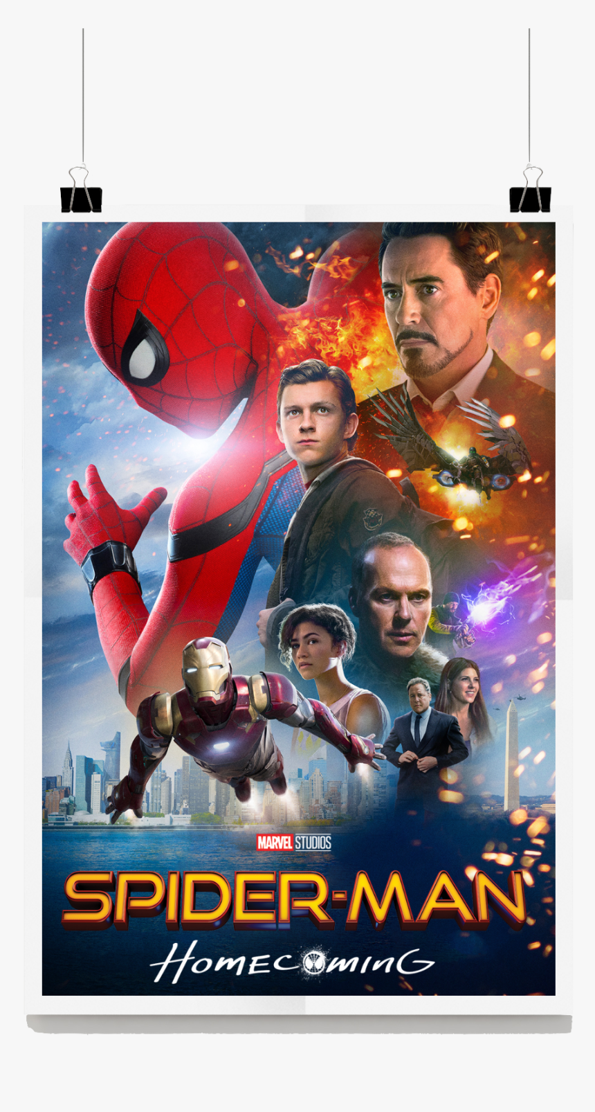 Transparent Tom Holland Png - Spider Man Film Poster, Png Download