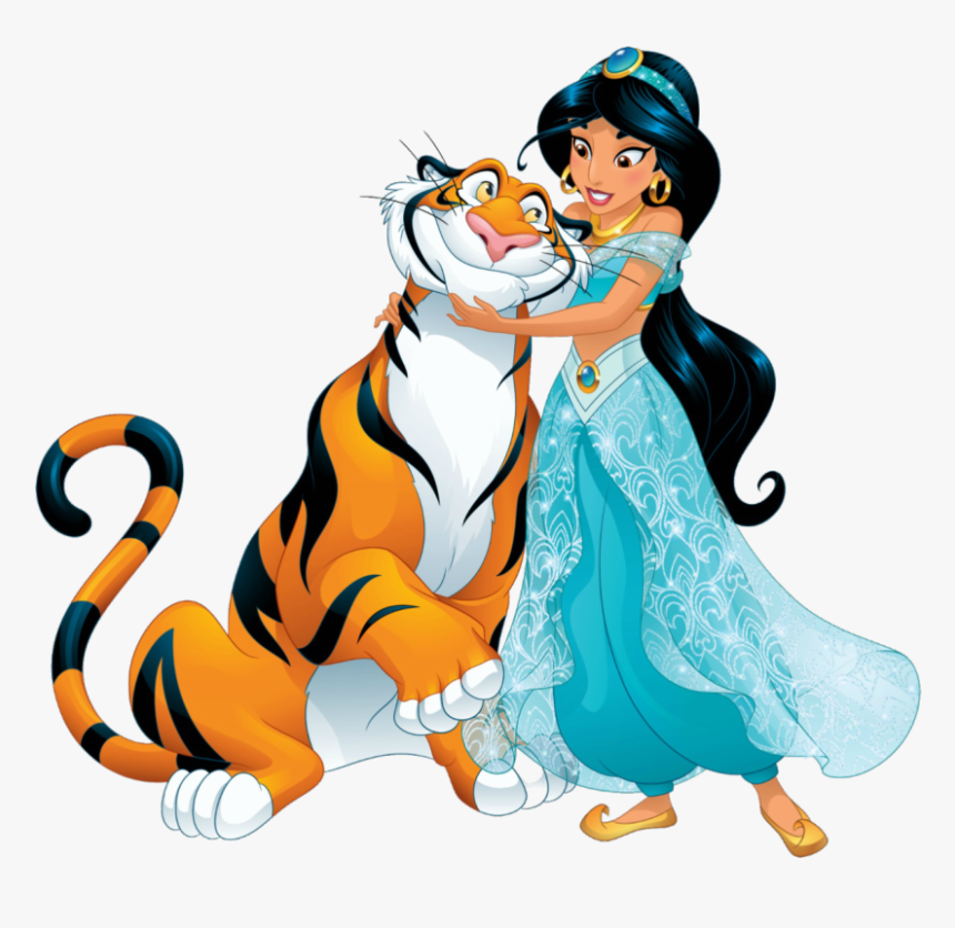 Jasmine 8 - Princess Jasmine And Rajah, HD Png Download