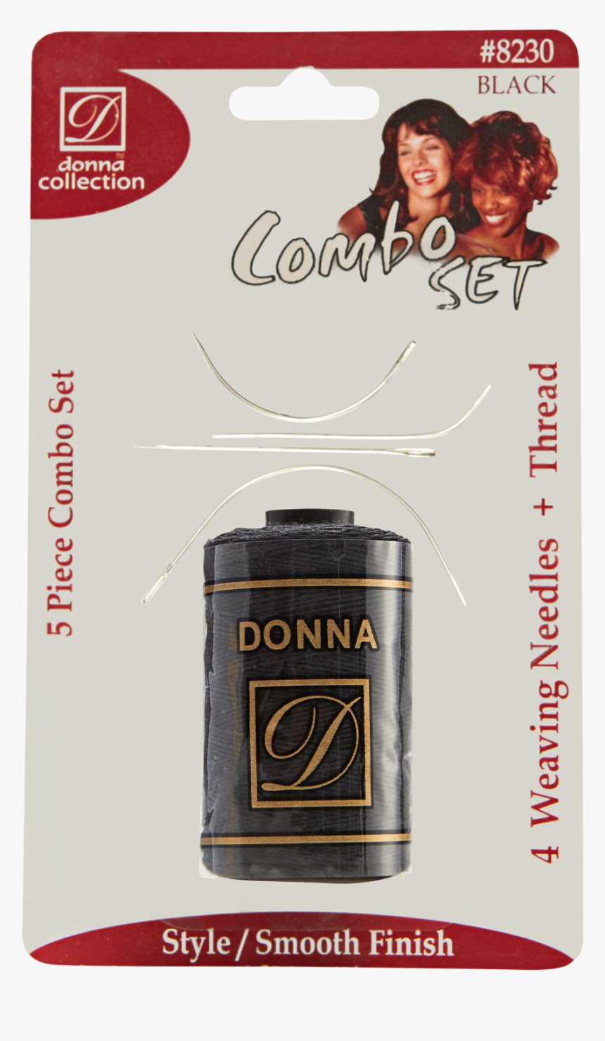 Donna Collection Black Weaving Thread & Needle, HD Png Download
