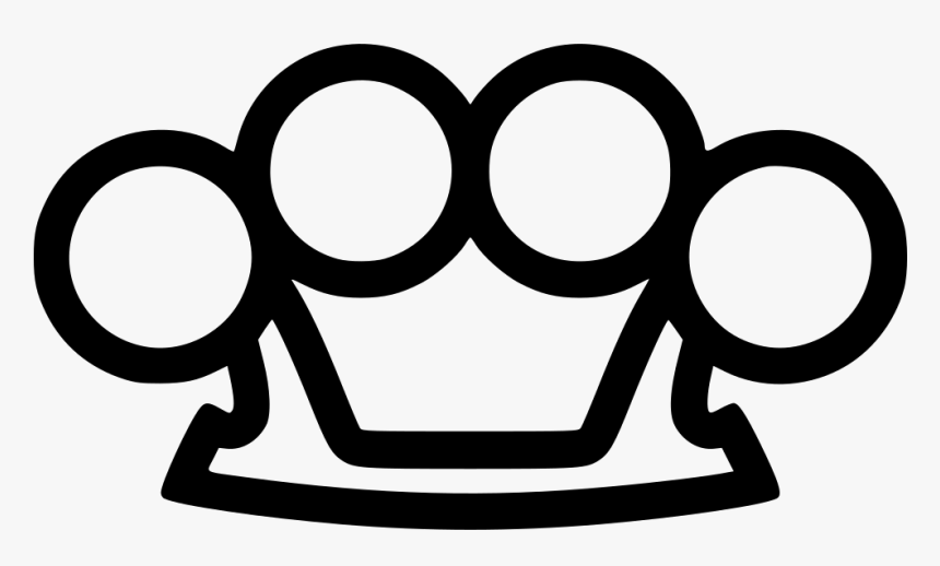 Brass Knuckles - Free Brass Knuckles Svg, HD Png Download