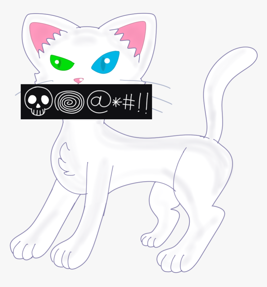 Sweary Kitty - Squitten, HD Png Download
