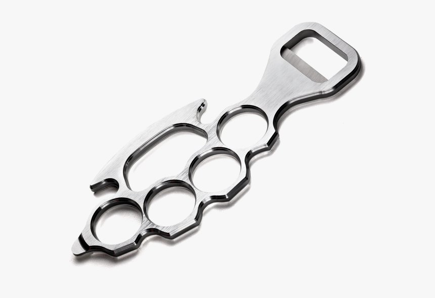 Drinique Silver Knuckle Bottle Opener - Brass Knuckle Bottle Opener, HD Png Download