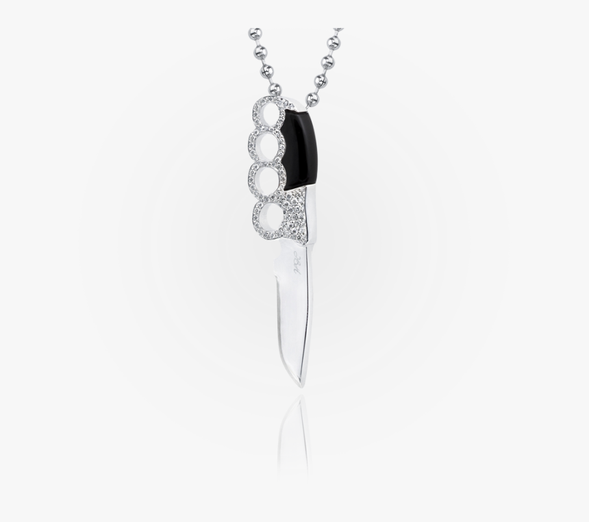 Brass Knuckle Knife Pendant - Locket, HD Png Download