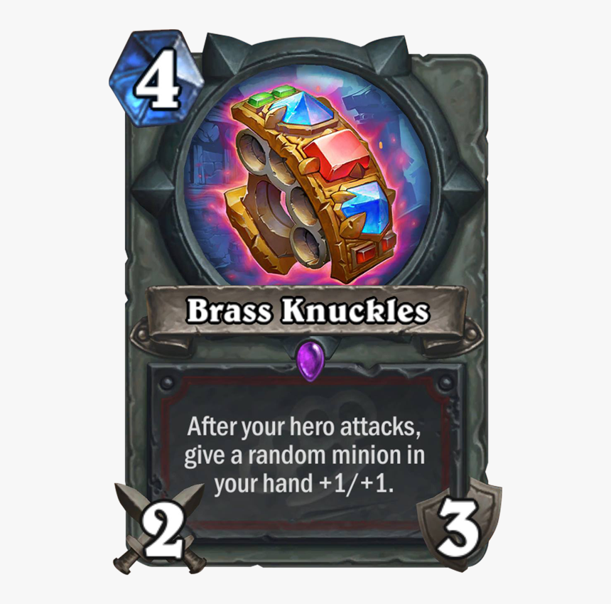 Brass Knuckles Hearthstone, HD Png Download