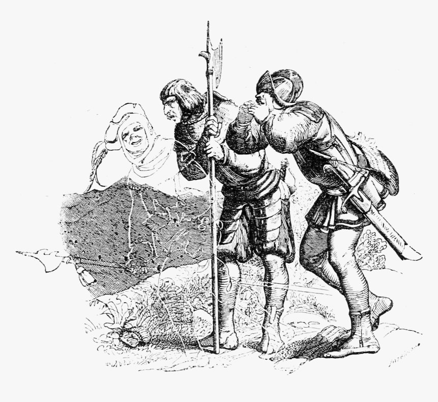 Un Des Trois Se Rend Invisible - Sketch, HD Png Download