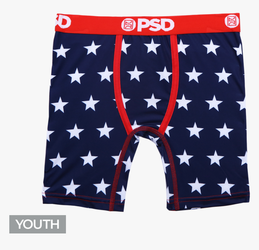 Youth Star Spangled - Board Short, HD Png Download