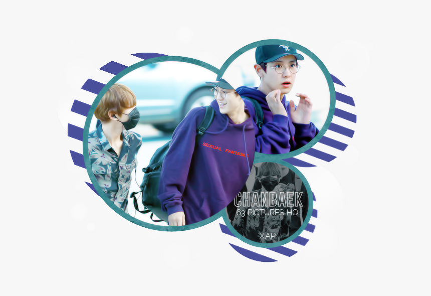Chanyeol Transparent Circle - Chanyeol And Baekhyun Airport, HD Png Download