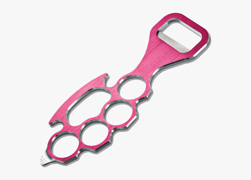 Drinique Lady Knuckle Bottle Opener In Pink - Blade, HD Png Download