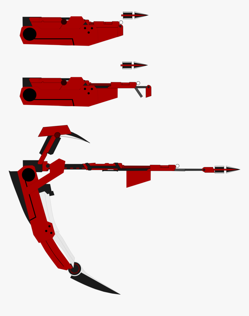 Our First Subject Is Crescent Rose Used By Ruby Rose Rwby Crescent Rose Compact Hd Png Download Transparent Png Image Pngitem