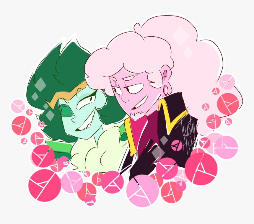 Pink Vertebrate Fictional Character Cartoon Art Illustration - Lars Emerald Steven Universe, HD Png Download