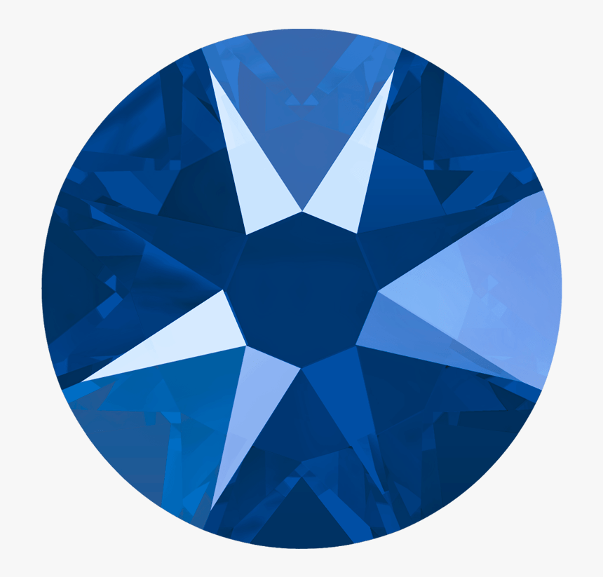 Sapphire Illustration - Blue Swarovski Crystal Colors, HD Png Download