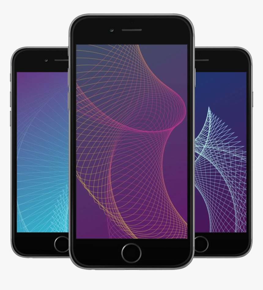 Geometric Lines Wallpaper - Wallpaper, HD Png Download