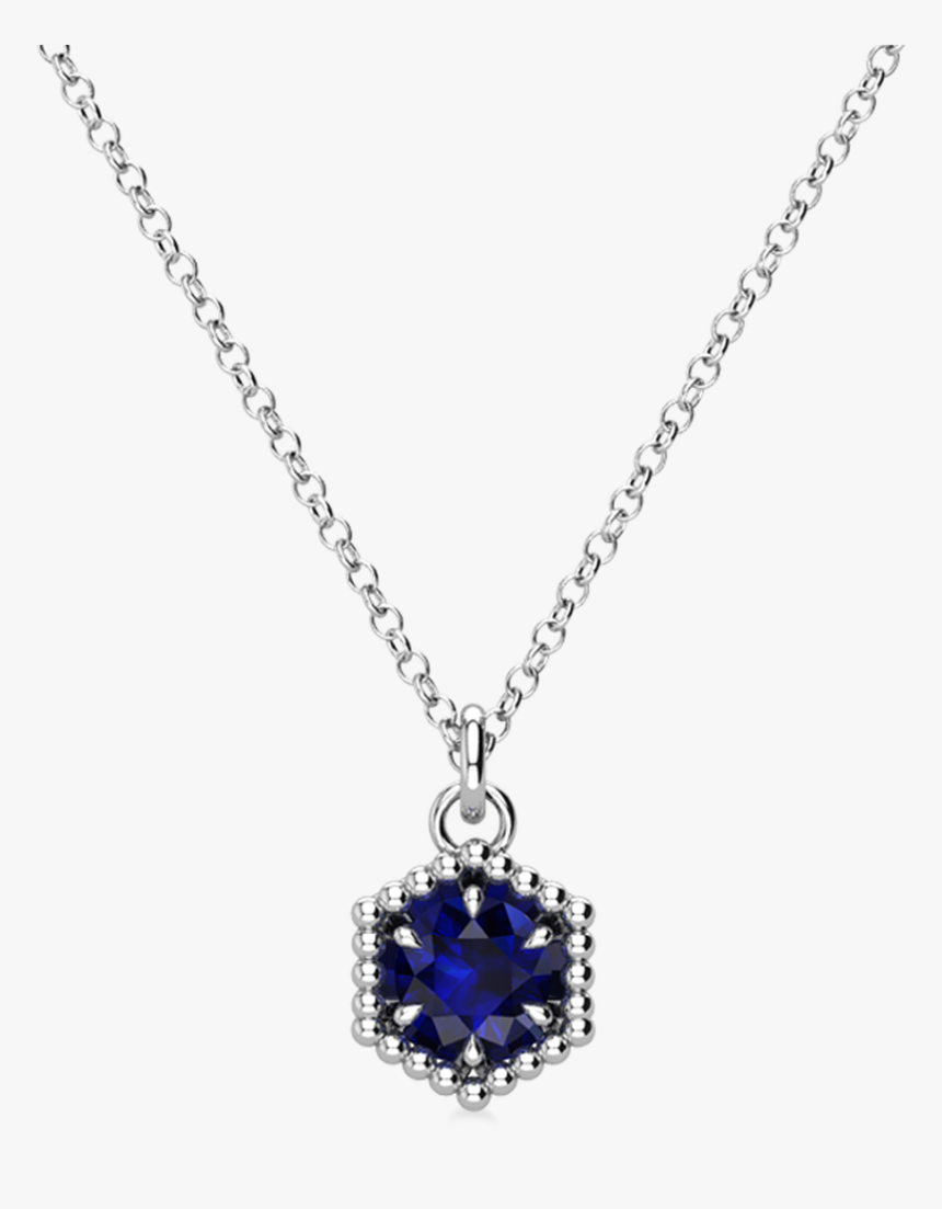 Loie Petite 14kw Sapphire Necklace - Necklace, HD Png Download