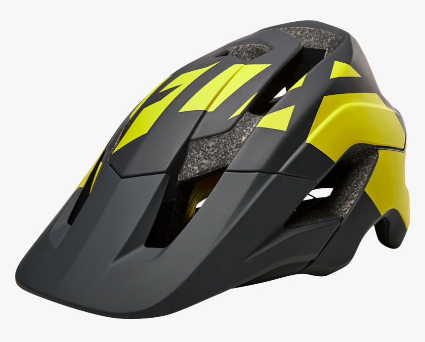 Fox Racing Mountain Bike Helmet Yellow, HD Png Download