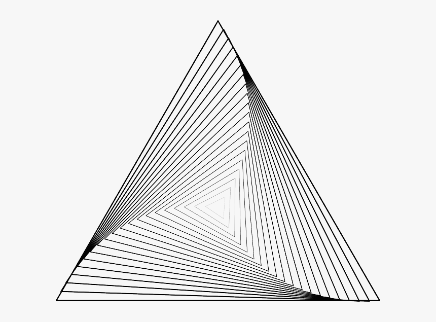 Ilusion Optica Con Triangulos, HD Png Download