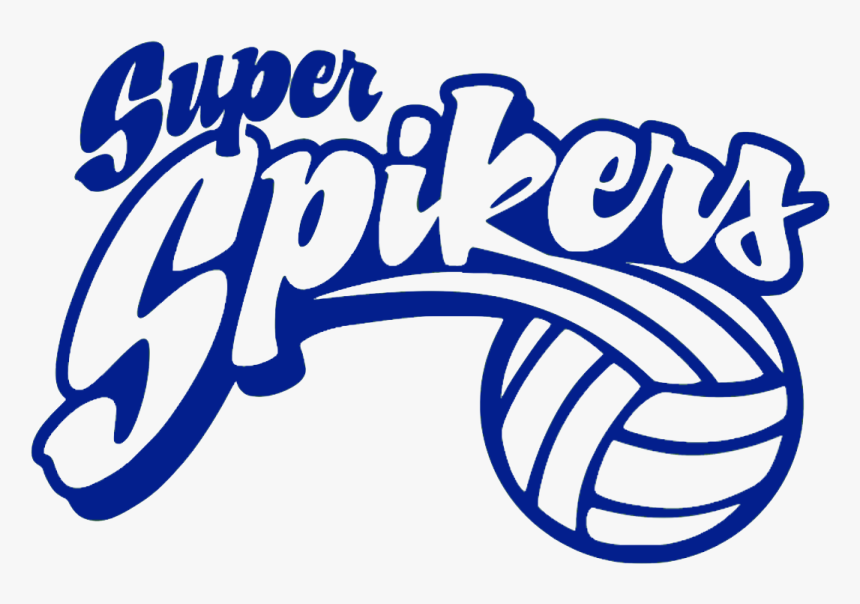 14u Sapphire Spikers - Best Volleyball Logo Design, HD Png Download