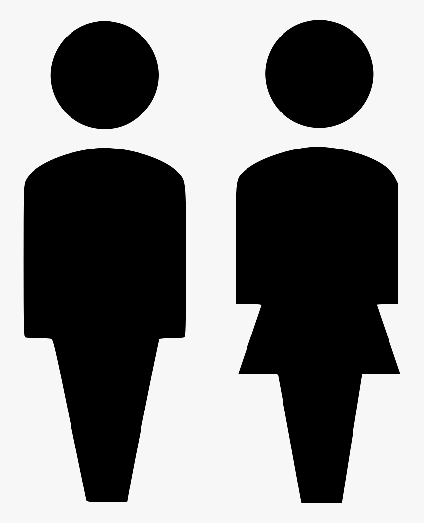 Lady And Man Icon, HD Png Download