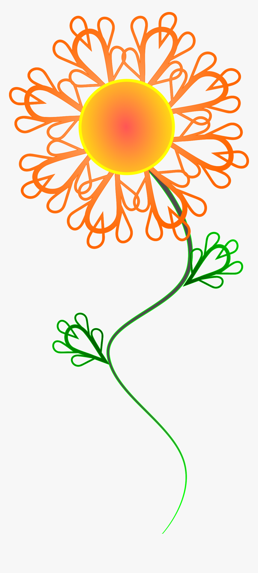 Sunny Crazy Flower Clip Arts - Clip Art, HD Png Download