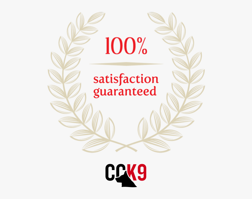 Cck9 Guarantee Satisfaction Seal - Emblem, HD Png Download