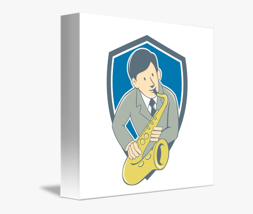 Musician Clipart Sax Player - Saxophone, HD Png Download
