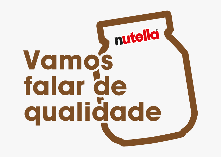 Clip Art Vamos Falar De Qualidade - Nutella, HD Png Download
