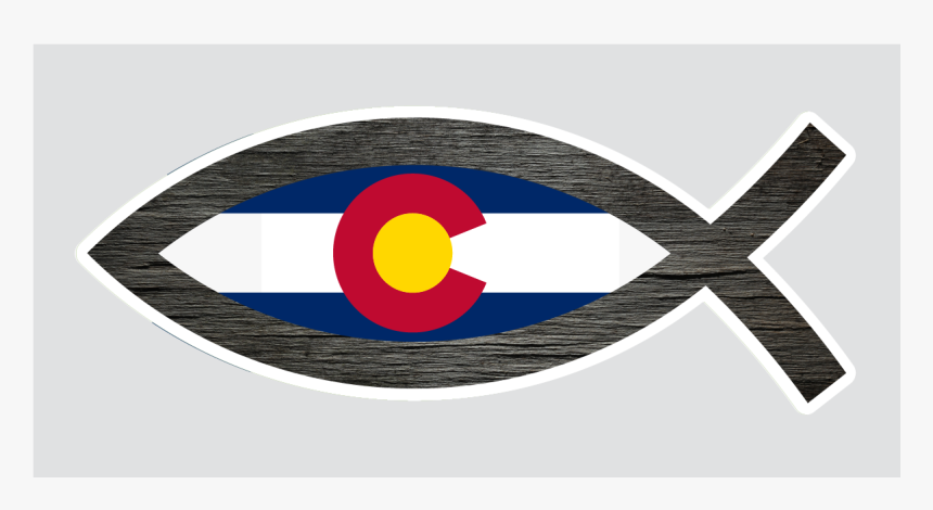 Colorado Christian Fish - Colorado State Flag, HD Png Download