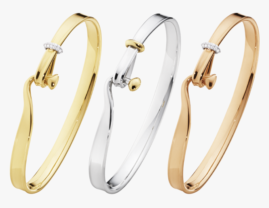 Georg Jensen 玫瑰 金 手 環, HD Png Download