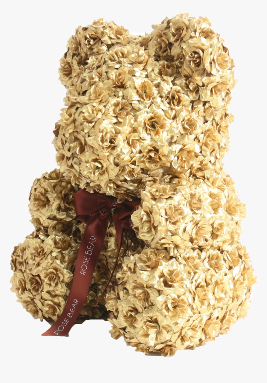 Gold Rose Bear, HD Png Download