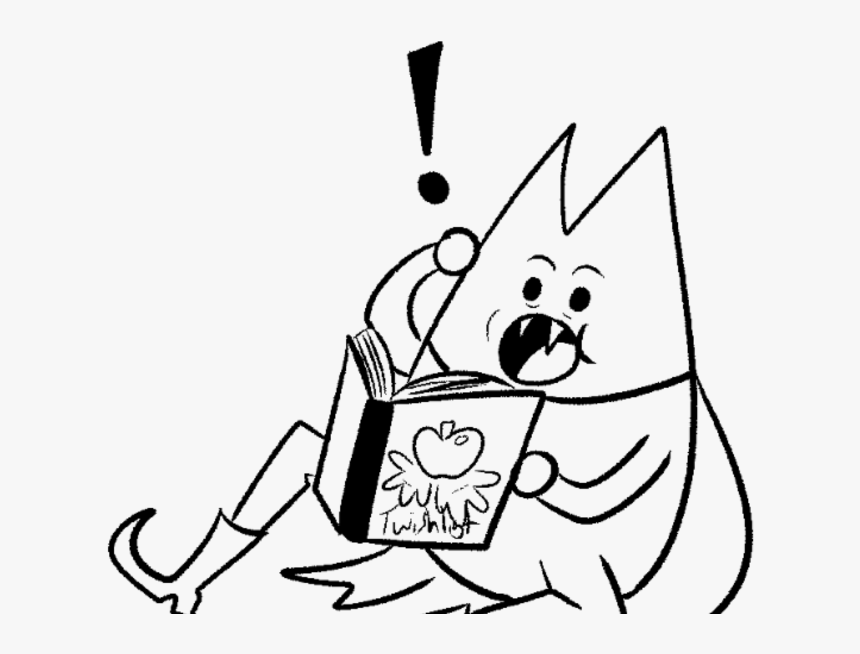 Vampire Literature Funny Lineart Cute Spooky Cartoon - Cartoon, HD Png Download