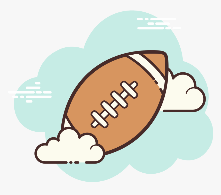 American Football Ball Icon - Online Shop Icon Png, Transparent Png