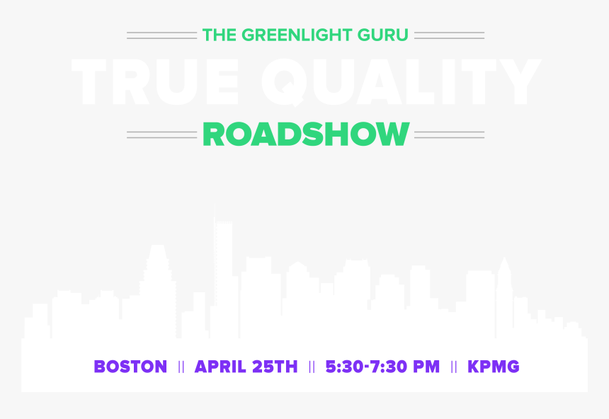 Transparent Boston Skyline Png - Greenlight Guru True Quality Roadshow San Diego, Png Download